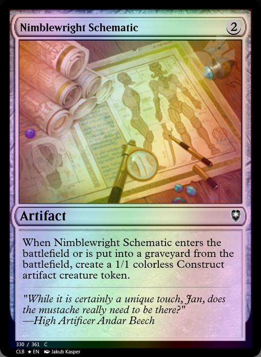 Nimblewright Schematic FOIL