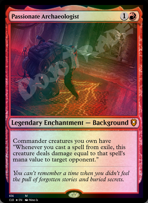 Passionate Archaeologist FOIL