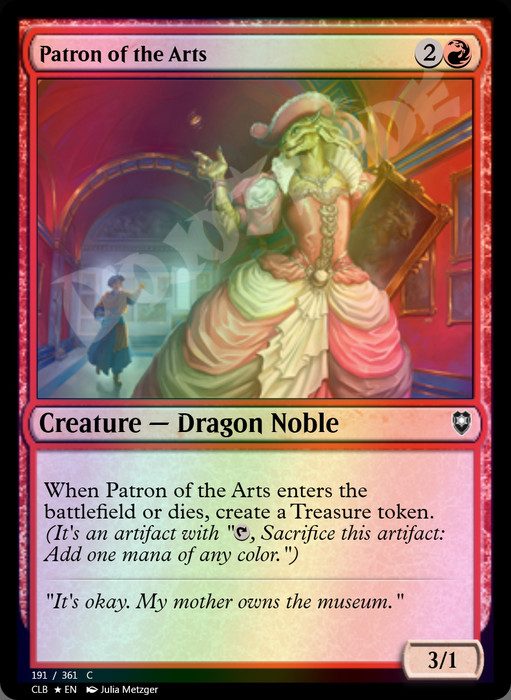 Patron of the Arts FOIL