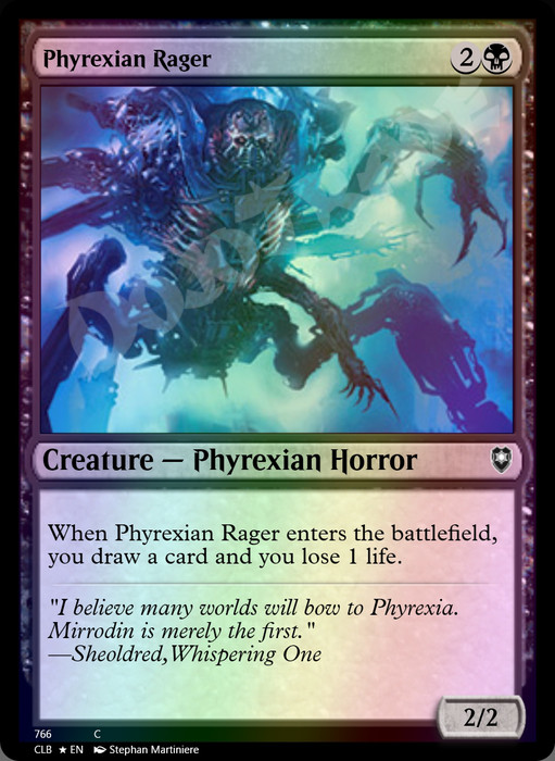 Phyrexian Rager FOIL