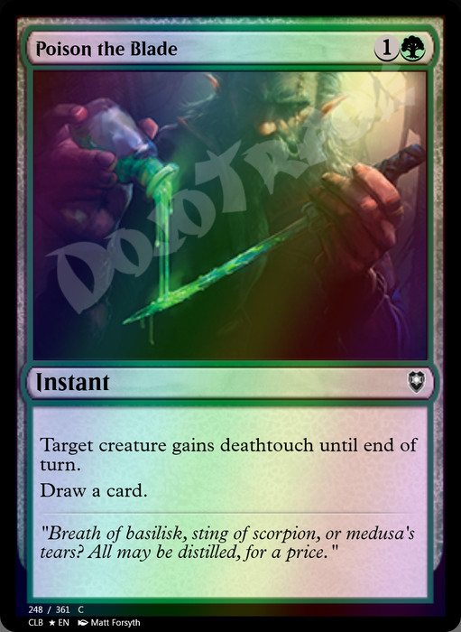 Poison the Blade FOIL