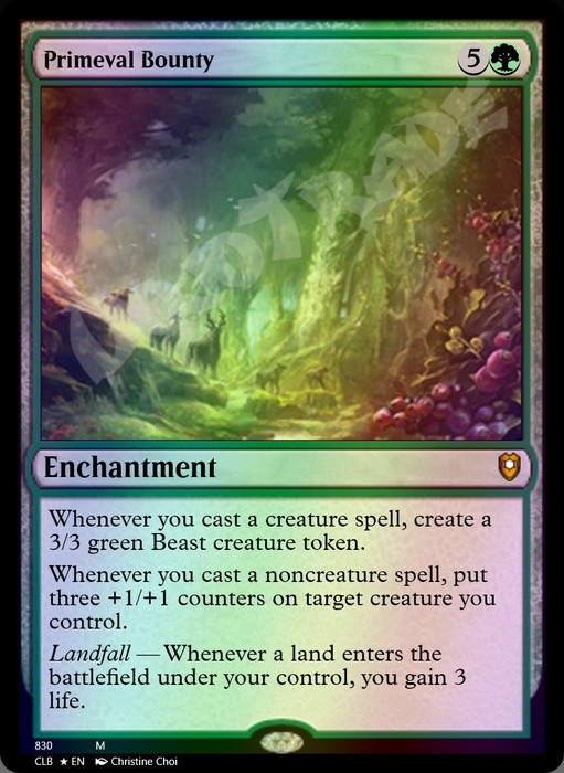 Primeval Bounty FOIL