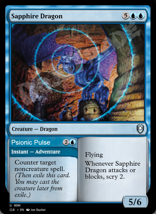 Sapphire Dragon