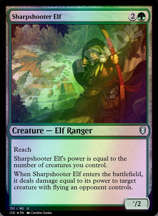 Sharpshooter Elf FOIL