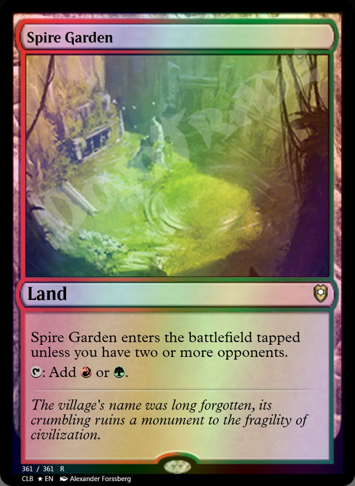 Spire Garden FOIL