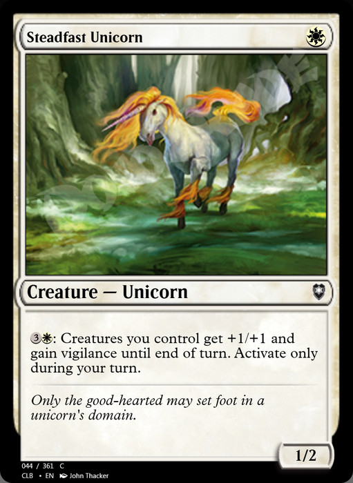 Steadfast Unicorn