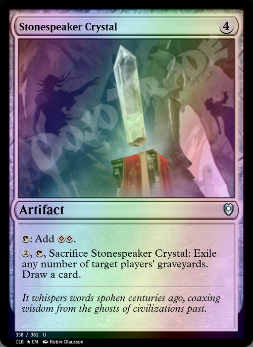 Stonespeaker Crystal FOIL