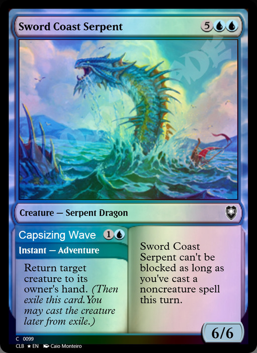 Sword Coast Serpent FOIL