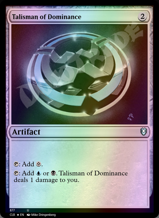 Talisman of Dominance FOIL