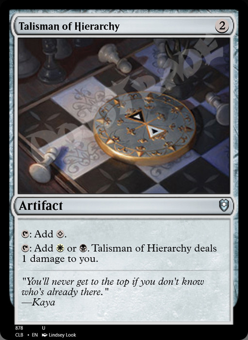 Talisman of Hierarchy