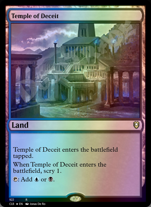 Temple of Deceit FOIL