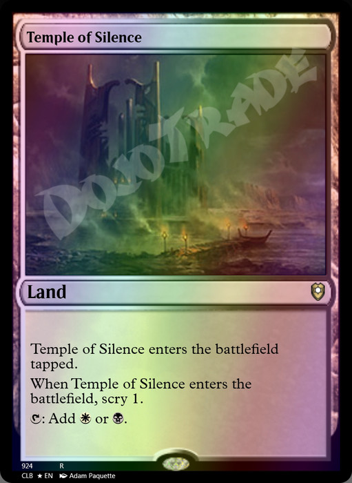 Temple of Silence FOIL