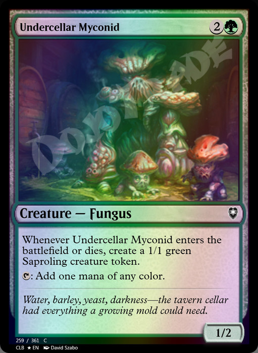 Undercellar Myconid FOIL