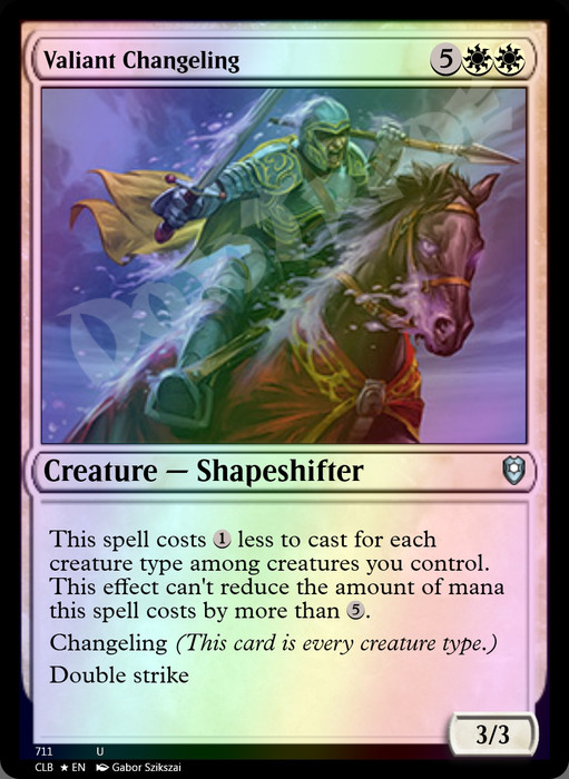 Valiant Changeling FOIL