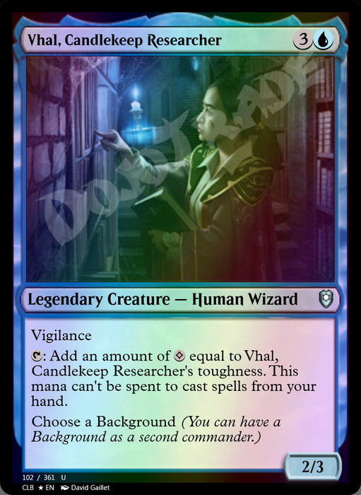 Vhal, Candlekeep Researcher FOIL