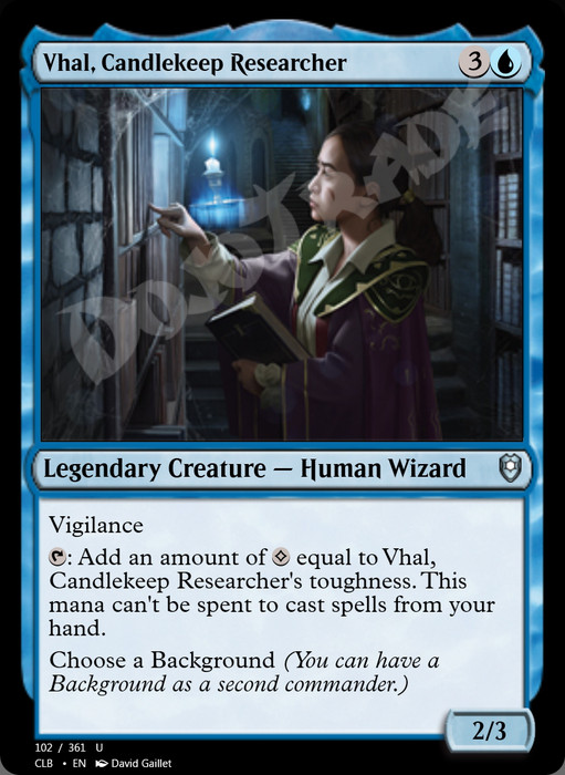 Vhal, Candlekeep Researcher