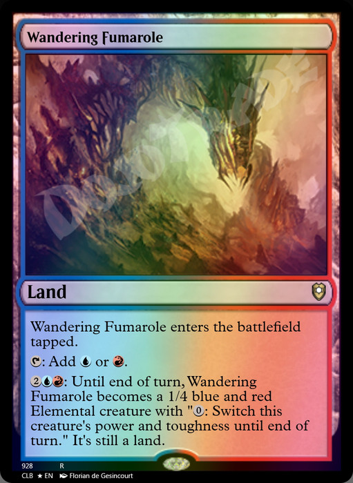 Wandering Fumarole FOIL