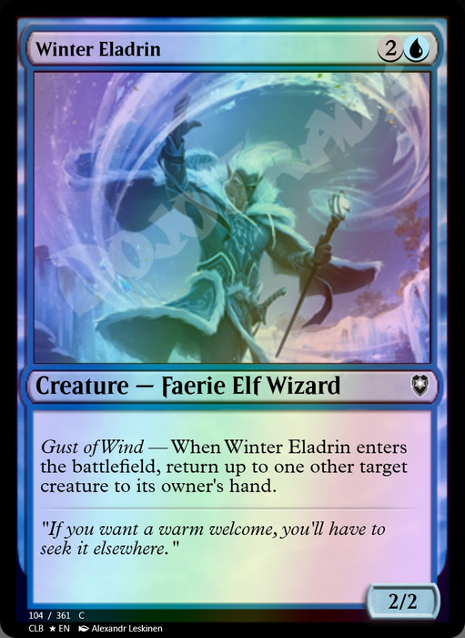 Winter Eladrin FOIL