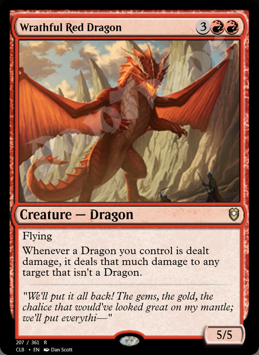 Wrathful Red Dragon