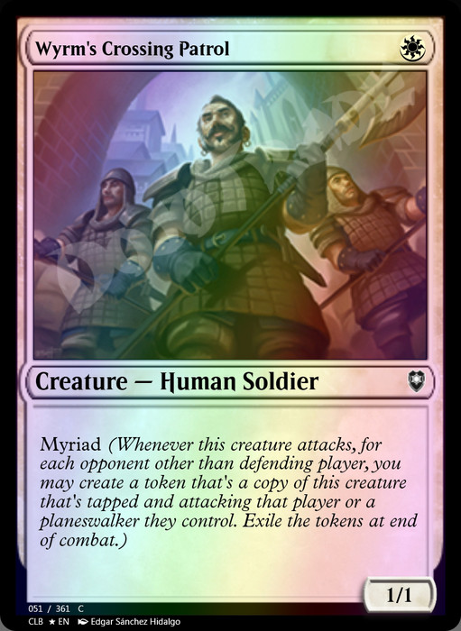 Wyrm's Crossing Patrol FOIL