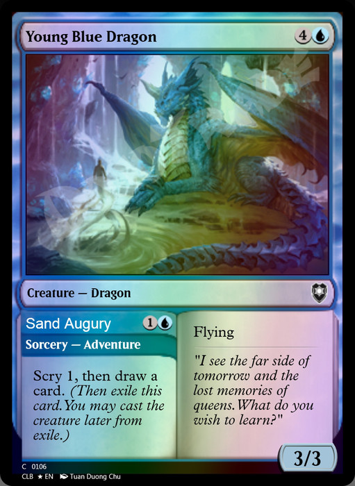 Young Blue Dragon FOIL