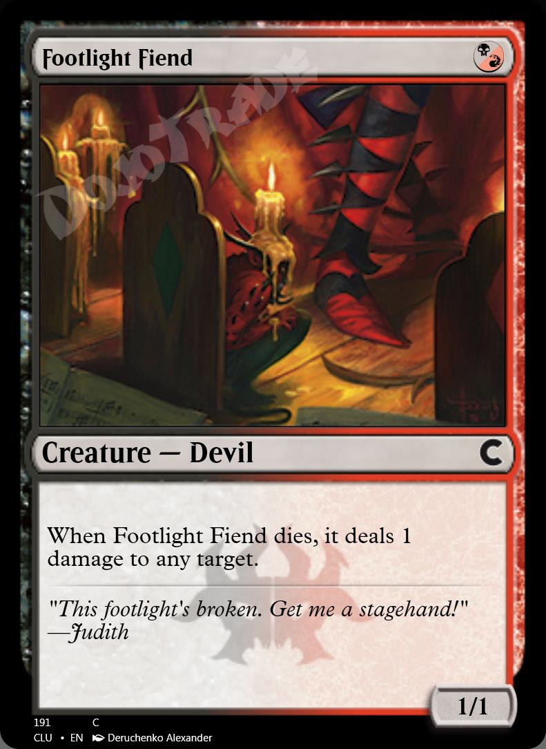 Footlight Fiend