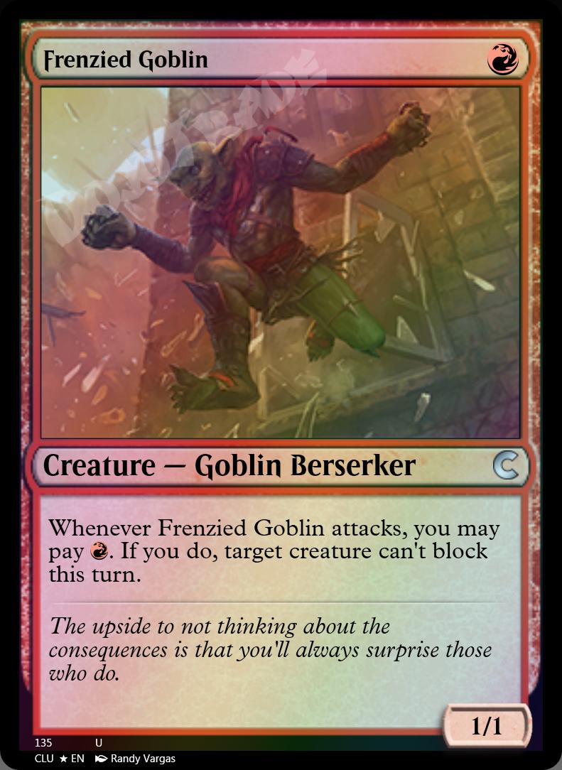 Frenzied Goblin FOIL