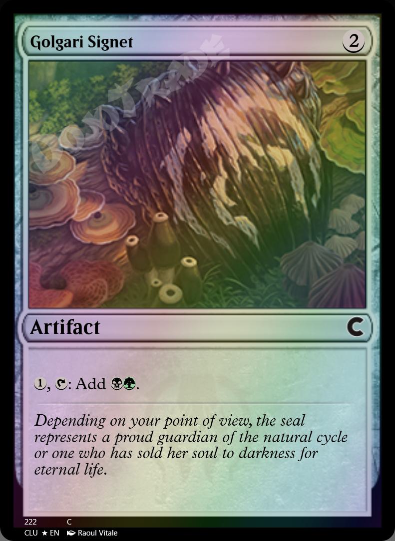 Golgari Signet FOIL