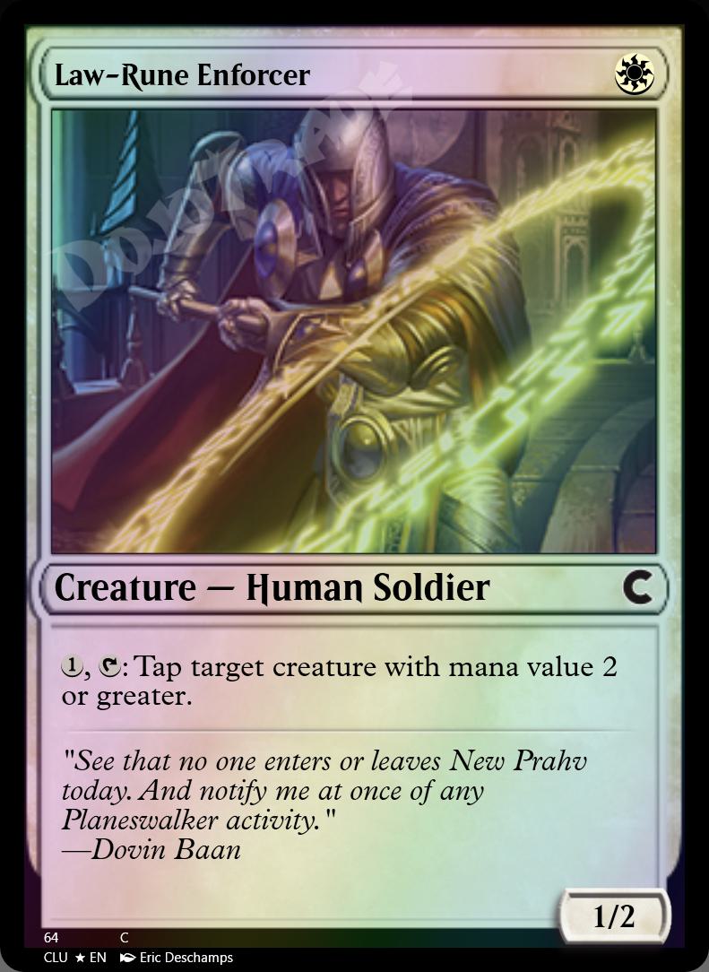 Law-Rune Enforcer FOIL