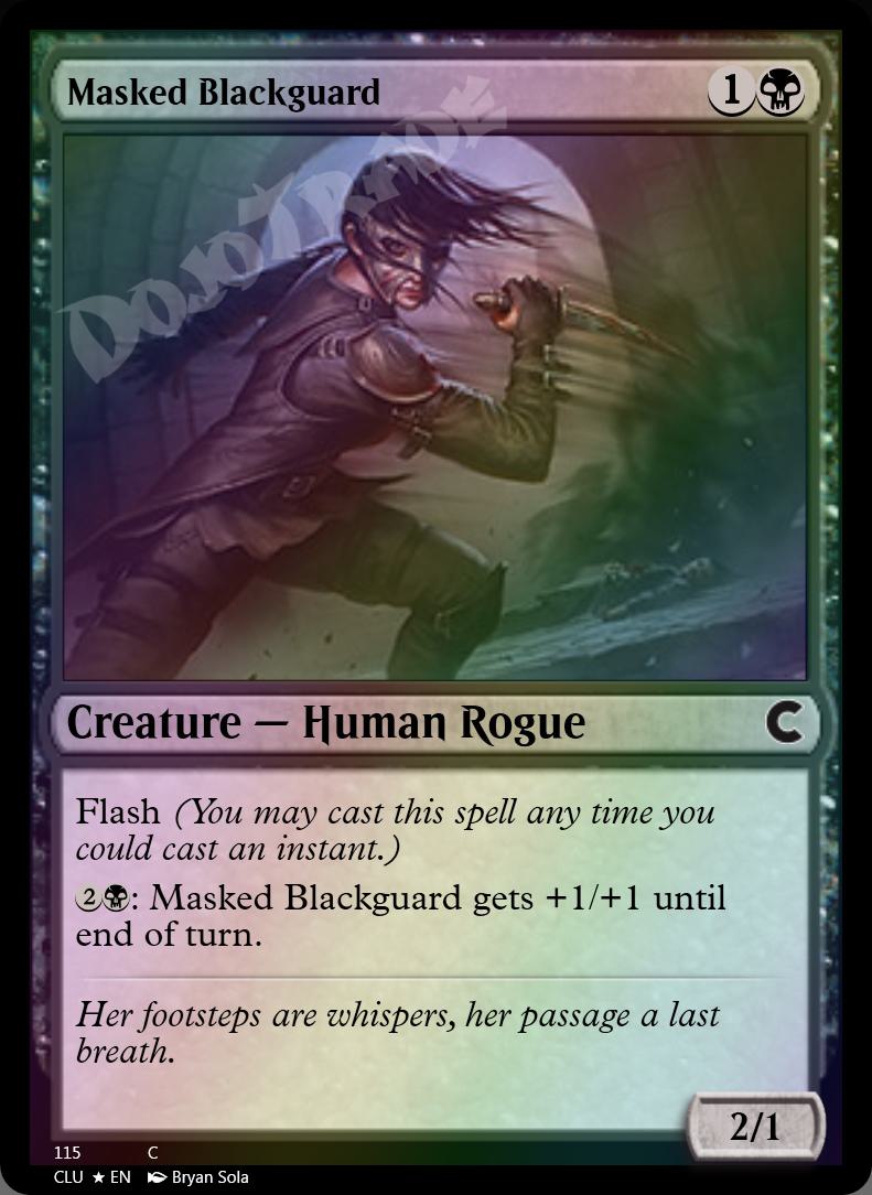 Masked Blackguard FOIL