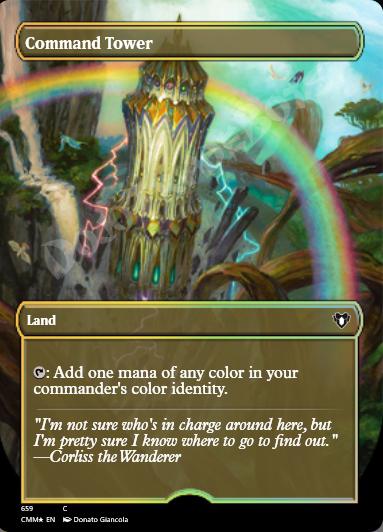 Command Tower (Borderless) FOIL