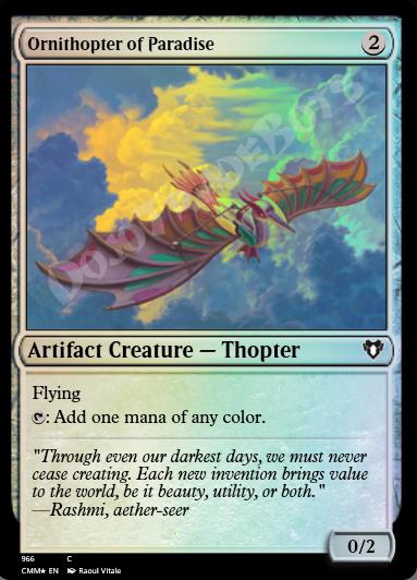 Ornithopter of Paradise FOIL