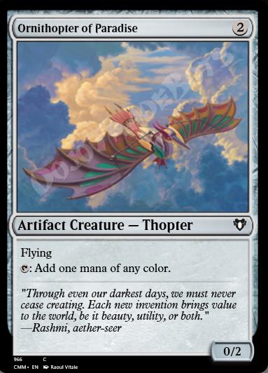 Ornithopter of Paradise