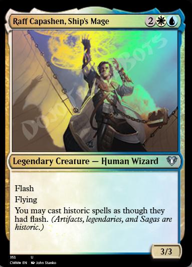 Raff Capashen, Ship's Mage FOIL