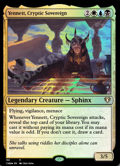 Yennett, Cryptic Sovereign FOIL