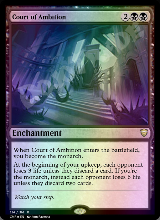 Court of Ambition FOIL