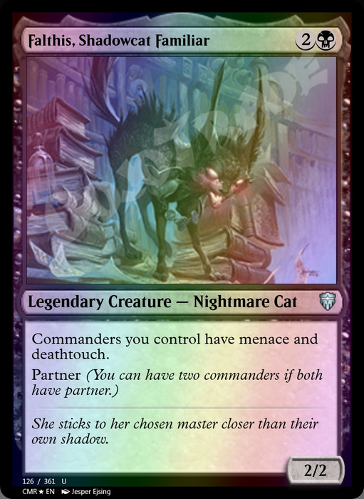 Falthis, Shadowcat Familiar FOIL