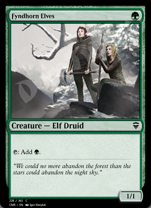 Fyndhorn Elves