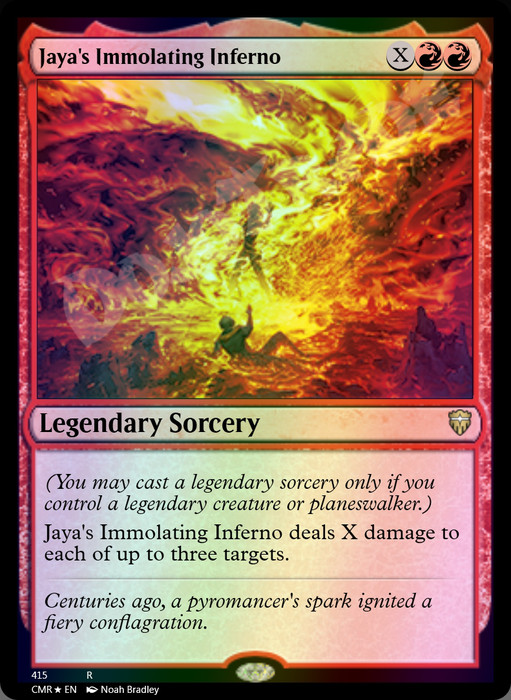 Jaya's Immolating Inferno FOIL