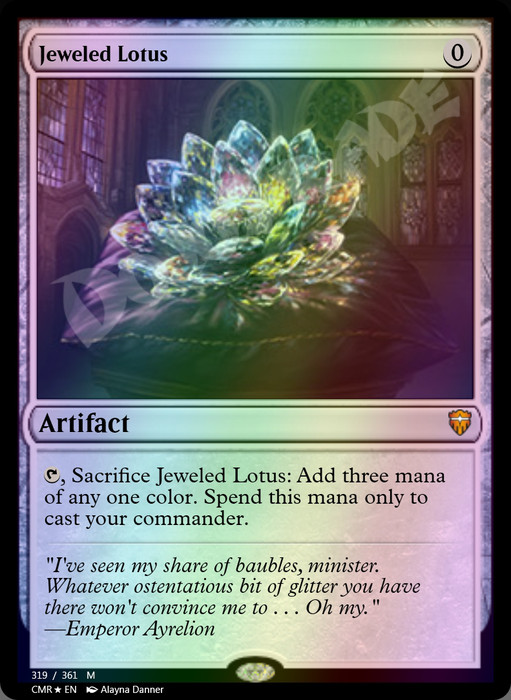 Jeweled Lotus FOIL