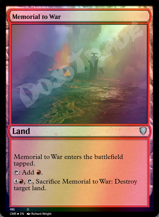 Memorial to War FOIL