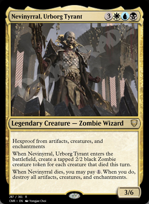 Nevinyrral, Urborg Tyrant