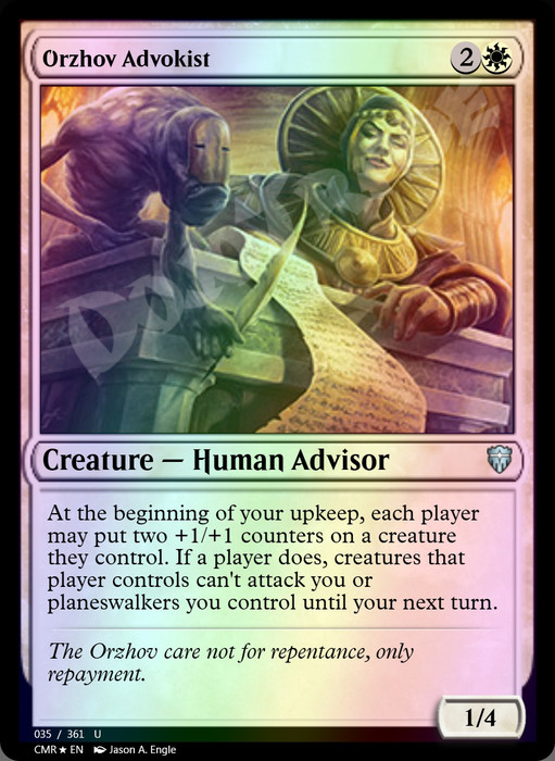 Orzhov Advokist FOIL