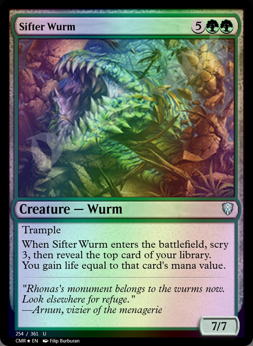 Sifter Wurm FOIL