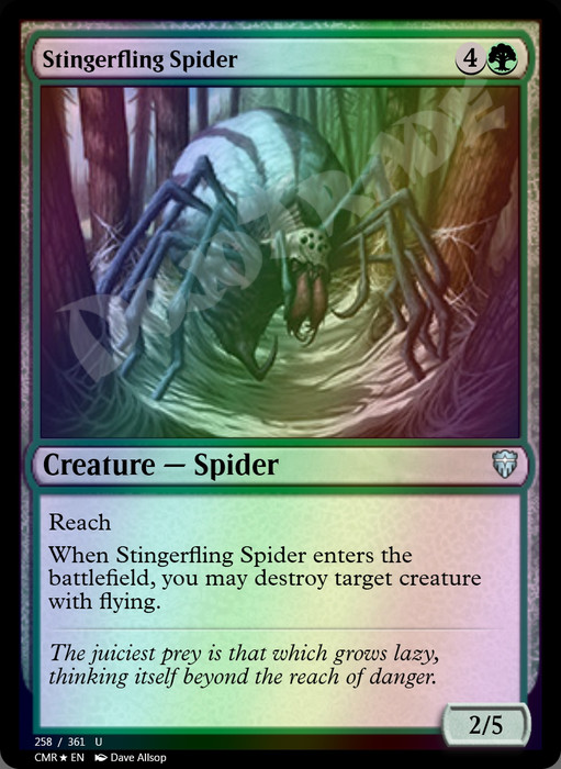 Stingerfling Spider FOIL