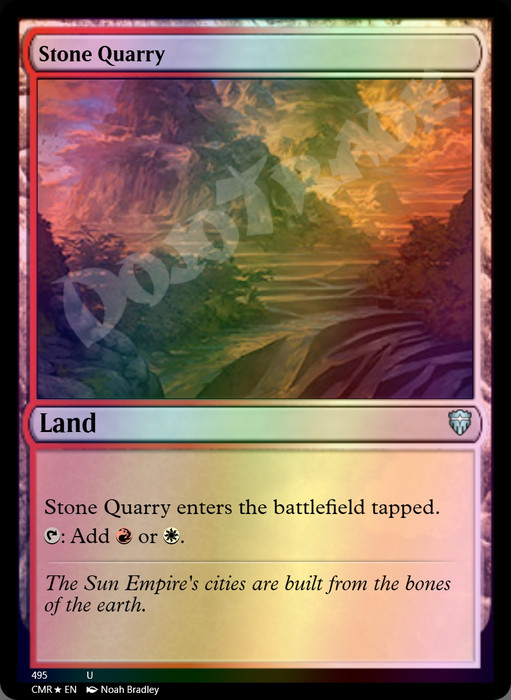 Stone Quarry FOIL