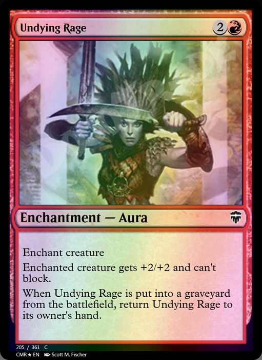 Undying Rage FOIL