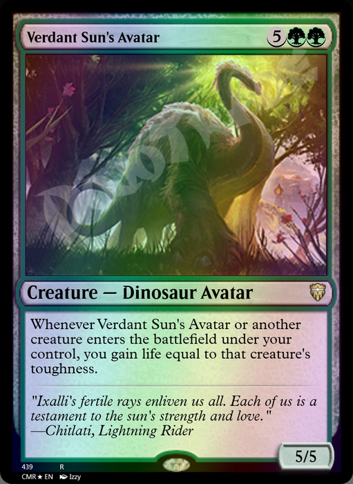 Verdant Sun's Avatar FOIL