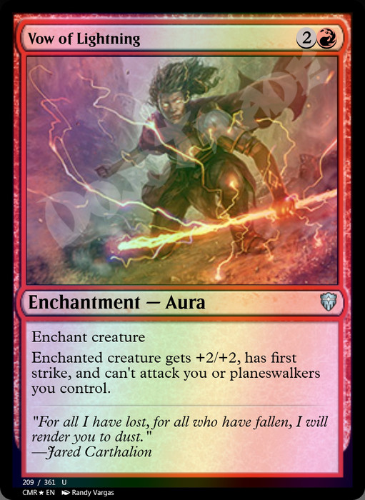 Vow of Lightning FOIL