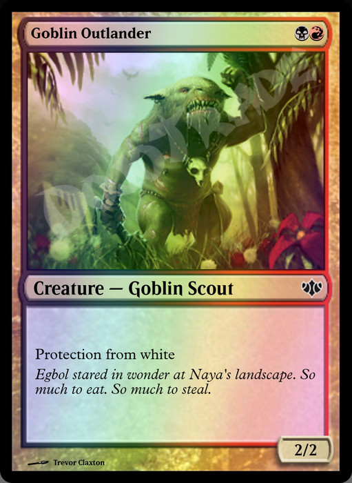 Goblin Outlander FOIL